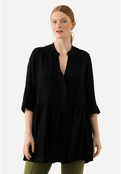 Туника TEXTURED 3/4 SLEEVE SPLIT NECK