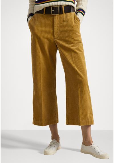 Брюки CORDUROY WIDE LEG CROPPED TROUSER