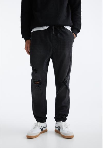 Джинсы RIPPED JOGGER