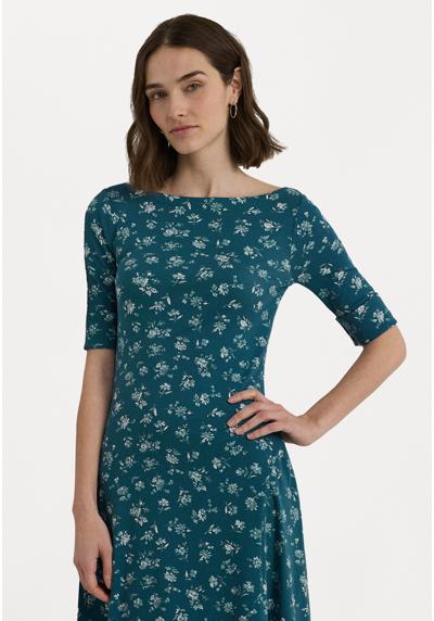 Платье FLORAL STRETCH COTTON MIDI DRESS