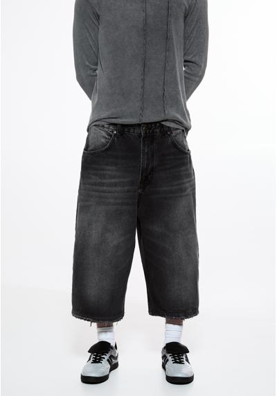 Джинсовые шорты SUPER BAGGY WASHED-FINISH BERMUDA