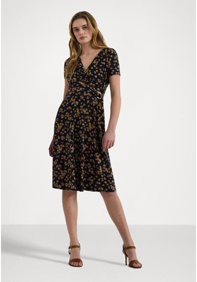 Трикотажное платье FLORAL STRETCH JERSEY SURPLICE DRESS