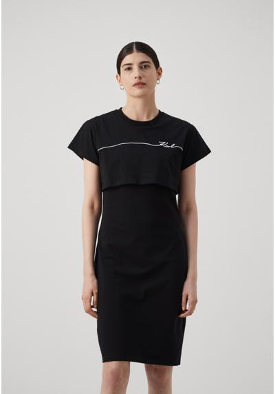 Платье-футляр SEASONAL LOGO DRESS