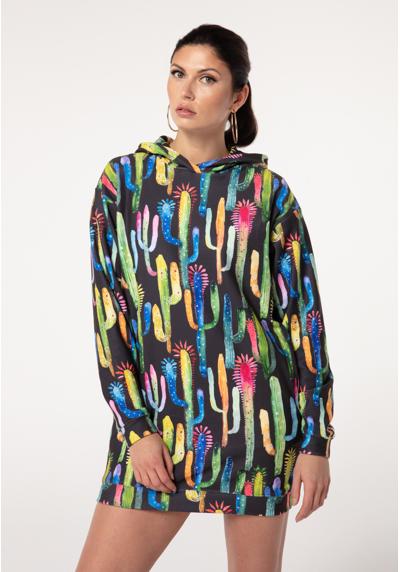 Платье COLORFUL CATCTUS OVERSIZE