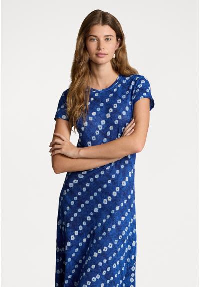 Трикотажное платье BLOCK PRINT COTTON LINEN DRESS