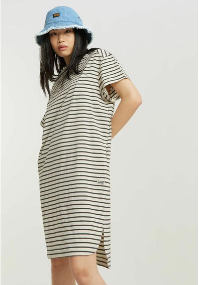 Трикотажное платье STRIPED LOOSE