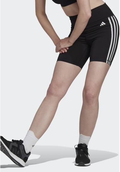 Леггинсы ESSENTIALS 3-STRIPES HIGH-WAISTED SHORT