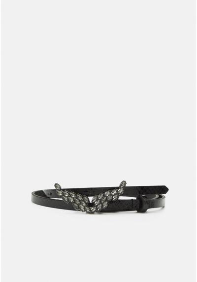 Ремень ROCK BELT GLOSSY WILD STRASS