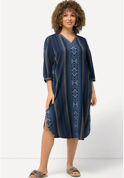 Платье MIXED STRIPE IKAT PANEL KAFTAN