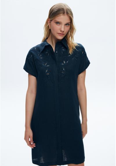 Платье-блузка SHORT SLEEVE EMBROIDERED