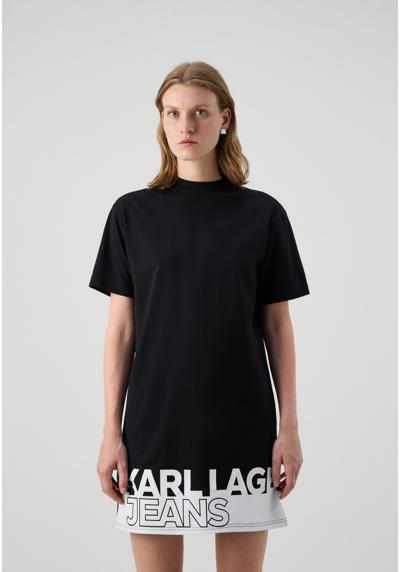 Трикотажное платье REGULAR LOGO TEE DRESS