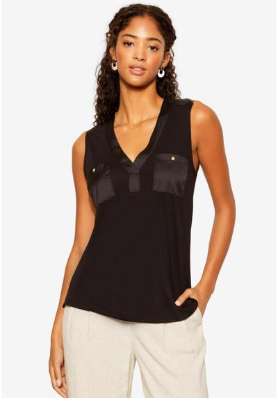 Топ MIX V NECK POCKET SLEEVELESS