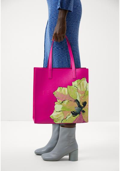 MILICON FLORAL PRINTED LARGE ICON BAG - Shopping Bag MILICON FLORAL PRINTED LARGE ICON BAG