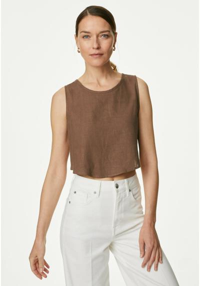 Блузка LINEN RICH CROP