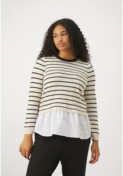 Пуловер CARANGIE LIFE MIX STRIPE O NECK