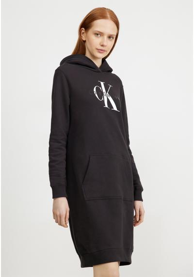 Платье HOODIE DRESS GLOSSY MONOLOGO CENTER CHEST