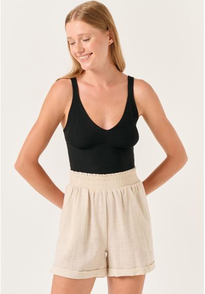 Шорты LOOSE FIT HIGH WAIST WOVEN SHORTS