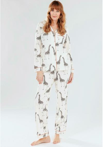 Ночное белье GIRAFFE BUTTON UP SET