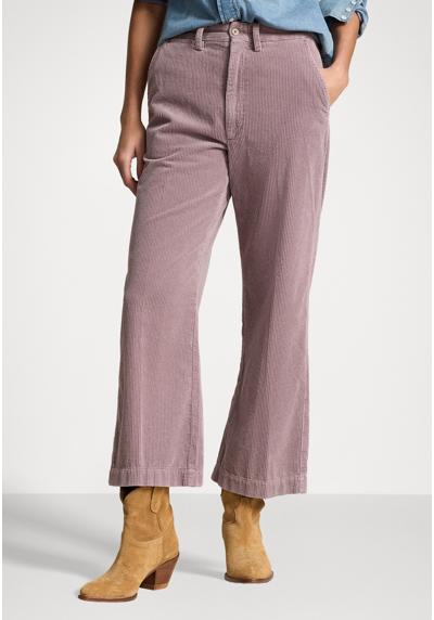 Брюки CORDUROY WIDE LEG CROPPED TROUSER