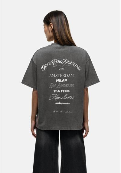 Футболка DESTINATION GREY WASHED T-SHIRT