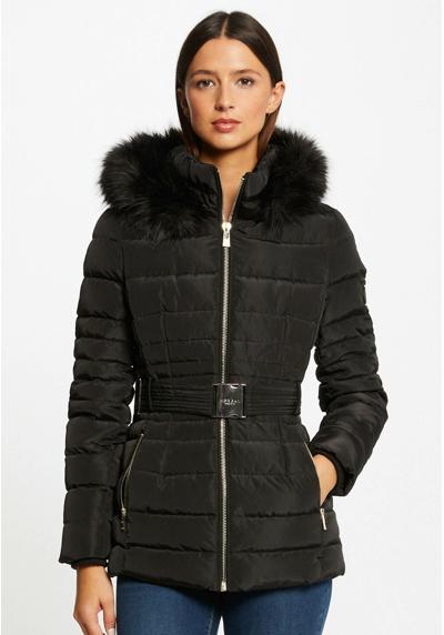 Пуховая куртка BELTED WAISTED PADDED WITH HOOD