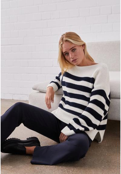 Пуловер LONGSLEEVE BOATNECK STRIPE