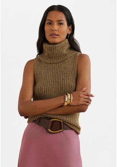 Топ WOOL BLEND SLEEVELESS TURTLENECK SWEATER