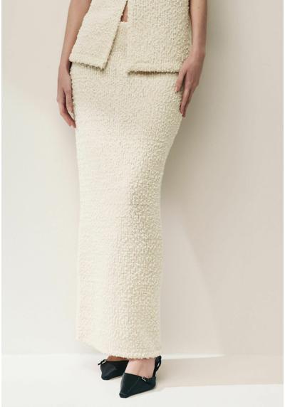 Юбка COSY TEXTURED BOUCLE COLUMN REGULAR FIT