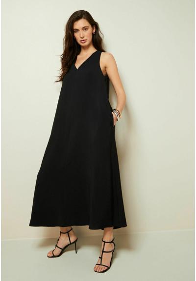 Платье SLEEVELESS COLUMN V-NECK MIDI