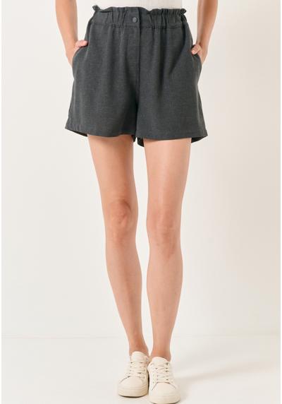 Шорты LOOSE FIT HIGH WAIST LINEN SHORTS