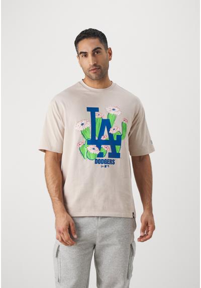 MLB LOS ANGELES DODGERS FLORAL LOGO TEE - Vereinsmannschaften