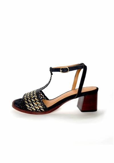 Сандалии LIZANNE BRAIDED BLACK/GOLD