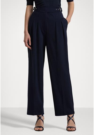 Брюки BELTED PLEATED PONTE CROPPED TROUSER