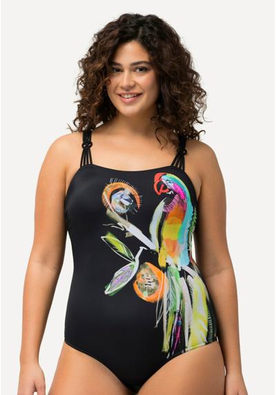 Купальник WATERCOLOR PARROT MACRAME STRAP SWIMSUIT