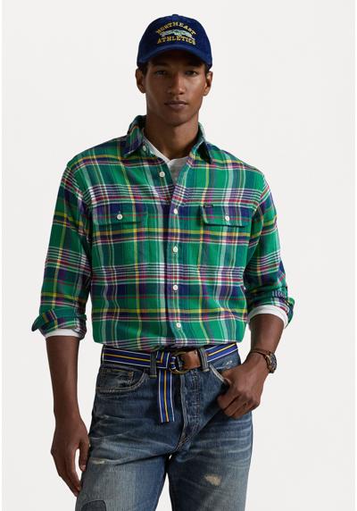 Рубашка CLASSIC FIT PLAID FLANNEL WORKSHIRT