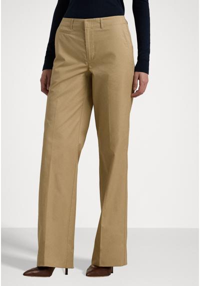 Брюки COTTON TWILL HIGH RISE PANT