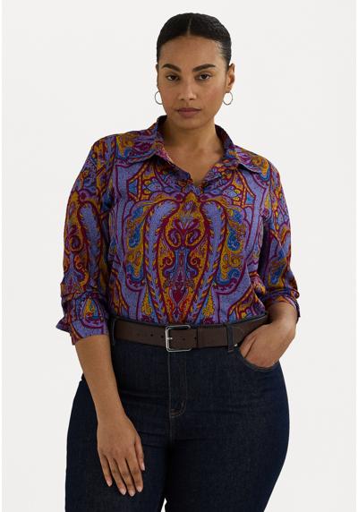 Блуза-рубашка CLASSIC FIT PAISLEY CREPE SHIRT