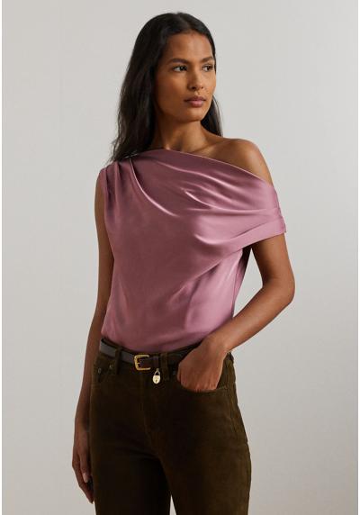 Блузка SATIN CHARMEUSE OFF THE SHOULDER BLOUSE