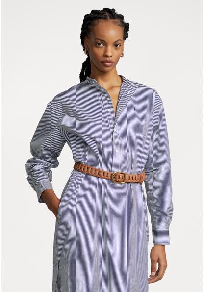 Платье-блузка STRIPED COTTON SHIRTDRESS