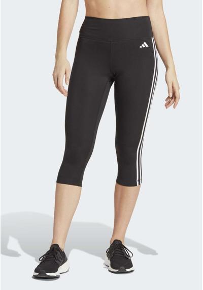 Спортивные брюки TRAIN ESSENTIALS 3-STRIPES HIGH-WAISTED