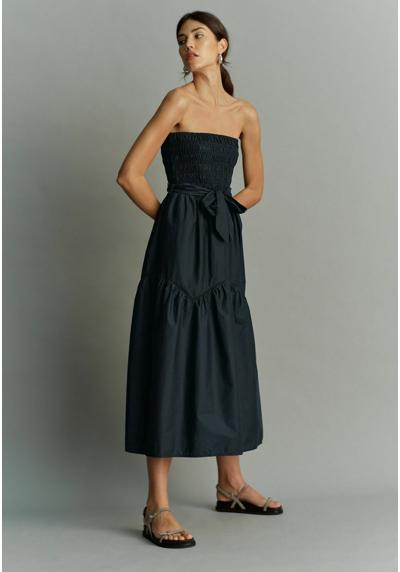 Платье SHIRRED BANDEAU MIDI