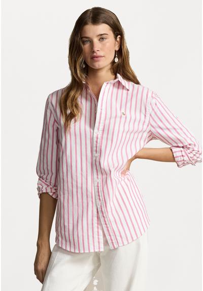 Блуза-рубашка RELAXED FIT STRIPED COTTON OXFORD SHIRT