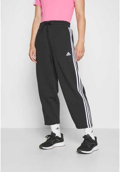 Брюки ESSENTIALS 3-STRIPES OPEN HEM FLEECE