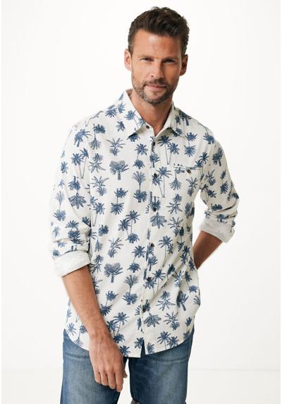 Рубашка Seersucker Printed Shirt