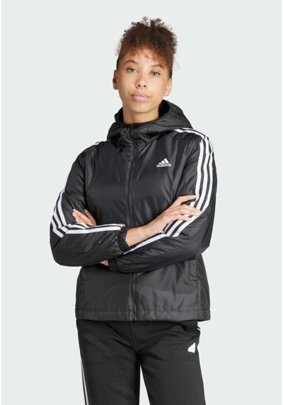 Спортивная куртка ESSENTIALS 3-STRIPES INSULATED HOODED