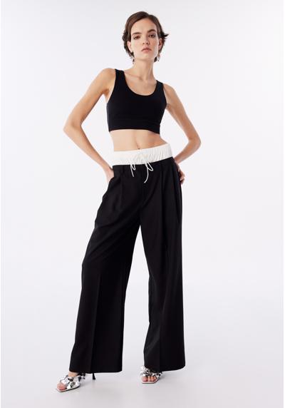 Брюки RELAXED FIT WITH CONTRAST WAIST DETAIL