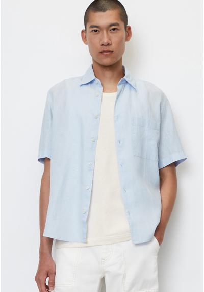 Рубашка KENT COLLAR SHORT SLEEVES ONE RECTANGULAR CHEST POCKET LINEN