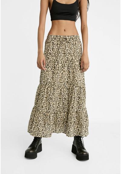 Юбка FLOWING LEOPARD MIDI