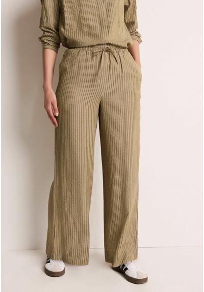 Брюки TEXTURED STRIPE WIDE LEG