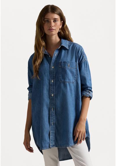 Блуза-рубашка OVERSIZE LONG DENIM SHIRT